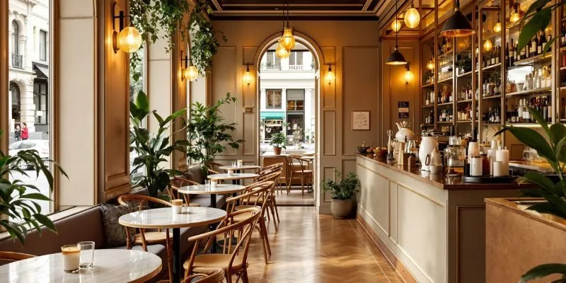 Cozy craft coffee shop turning into a cocktail bar